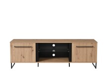 TV-Board >Sabac< in Artisan Eiche - 153x54x42cm (BxHxT)