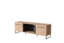 TV-Board >Sabac< in Artisan Eiche - 153x54x42cm (BxHxT)