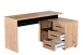 Schreibtisch >Paracin< in Artisan Eiche - 135x75,5x50cm (BxHxT)