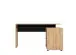 Schreibtisch >Paracin< in Artisan Eiche - 135x75,5x50cm (BxHxT)