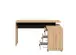 Schreibtisch >Paracin< in Artisan Eiche - 135x75,5x50cm (BxHxT)