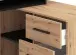 Schreibtisch >Paracin< in Artisan Eiche - 135x75,5x50cm (BxHxT)