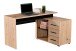 Schreibtisch >Paracin< in Artisan Eiche - 135x75,5x50cm (BxHxT)