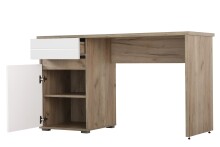 Schreibtisch >Cuprija< in Grey Oak - 135x75,5x50cm (BxHxT)