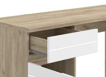 Schreibtisch >Cuprija< in Grey Oak - 135x75,5x50cm (BxHxT)
