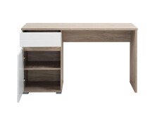 Schreibtisch >Cuprija< in Grey Oak - 135x75,5x50cm (BxHxT)