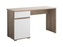 Schreibtisch >Cuprija< in Grey Oak - 135x75,5x50cm (BxHxT)