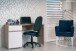 Schreibtisch >Cuprija< in Grey Oak - 135x75,5x50cm (BxHxT)