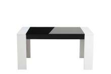 Esstisch >Temerin< in Weiß - 154x75x90,5cm (BxHxT)