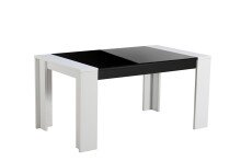 Esstisch >Temerin< in Weiß - 154x75x90,5cm (BxHxT)