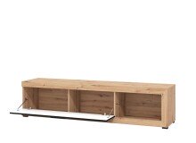 TV-Board >Ruma< in Artisan Eiche - 162x43x41,6cm (BxHxT)