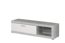 TV-Board >Ruma< in Beton - 162x43x41,6cm (BxHxT)