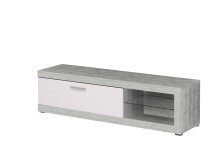 TV-Board >Ruma< in Beton - 162x43x41,6cm (BxHxT)
