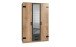 Kleiderschrank >Lothar< in Plankeneiche - 135x198x58cm (BxHxT)