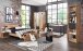 Kleiderschrank >Lothar< in Plankeneiche - 135x198x58cm (BxHxT)