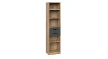 Regal >Lothar< in Plankeneiche - 47x198x38cm (BxHxT)