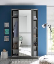 Schwebetürenschrank >Alysia< in  - 120x221,6x51,4cm (BxHxT)