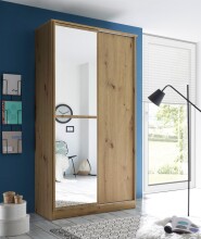 Schwebetürenschrank >Alysia< in  - 120x221,6x51,4cm (BxHxT)