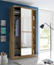Schwebetürenschrank >Alysia< in  - 120x221,6x51,4cm (BxHxT)