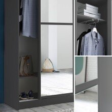 Schwebetürenschrank >Alysia< in  - 120x221,6x51,4cm (BxHxT)