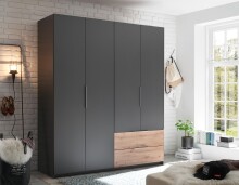 Kleiderschrank >Filberto< in  - 182x210x59cm (BxHxT)