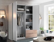 Kleiderschrank >Filberto< in  - 182x210x59cm (BxHxT)
