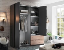 Kleiderschrank >Filberto< in  - 182x210x59cm (BxHxT)
