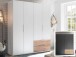 Kleiderschrank >Filberto< in  - 182x210x59cm (BxHxT)