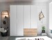 Kleiderschrank >Filberto< in  - 182x210x59cm (BxHxT)