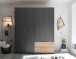 Kleiderschrank >Filberto< in  - 182x210x59cm (BxHxT)
