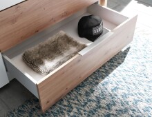Kleiderschrank >Filberto< in Weiß - 182x210x59cm (BxHxT)