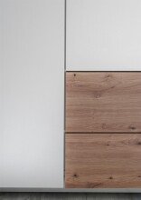 Kleiderschrank >Filberto< in Weiß - 182x210x59cm (BxHxT)