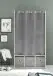 Kleiderschrank >Jill< in Weiß - 100x180x50cm (BxHxT)