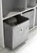 Kleiderschrank >Jill< in Weiß - 100x180x50cm (BxHxT)