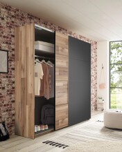 Schwebetürenschrank >Maye< in  - 215x210x59cm (BxHxT)