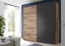 Schwebetürenschrank >Maye< in Montana Oak - 215x210x59cm (BxHxT)