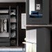 Kleiderschrank >Suzette< in Graphit matt - 160x208x57cm (BxHxT)