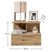 Nachtkommode >Pauline< in  - 40x31x31cm (BxHxT)