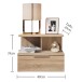 Nachtkommode >Pauline< in  - 40x31x31cm (BxHxT)