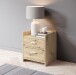 Nachtkommode >Canaan< in Artisan Eiche - 38x51x35cm (BxHxT)
