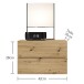 Nachtkommode >Cabo< in  - 42x28x30cm (BxHxT)