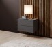 Nachtkommode >Cabo< in Graphit - 42x28x30cm (BxHxT)