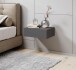 Nachtkommode >Thorben< in Graphit - 42x14x30cm (BxHxT)
