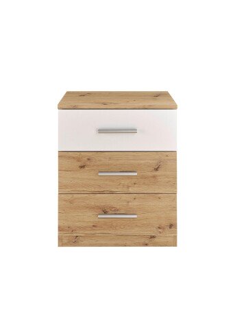 Nachtkommode >Isobel< in Artisan Eiche - 46x56x41cm (BxHxT)