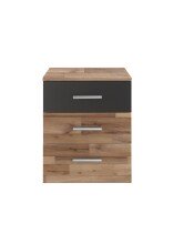 Nachtkommode >Isobel< in Montana Oak - 46x56x41cm...