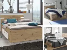 Bett >Isobel< in  - 145x97x205cm (BxHxT)