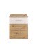 Bettanlage >Isobel< in Artisan Eiche - 185x97x205cm (BxHxT)