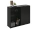 Kommode >Domenico< in Schwarz Perl - 100x81x32cm (BxHxT)
