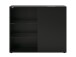 Kommode >Domenico< in Schwarz Perl - 100x81x32cm (BxHxT)