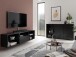Kommode >Domenico< in Schwarz Perl - 100x81x32cm (BxHxT)